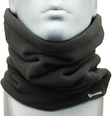Blackrock HEAT Thermal Neck Warmer Snood Black Microfleece with Drawstring view 5