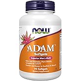 NOW Supplements, ADAM&trade; Men's Multivitamin, 90 Softgels