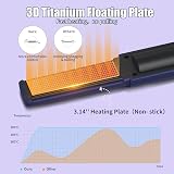 OBEST Cordless Hair Straightener 2 in 1 Travel Flat Iron 210C 3 Levels view 2