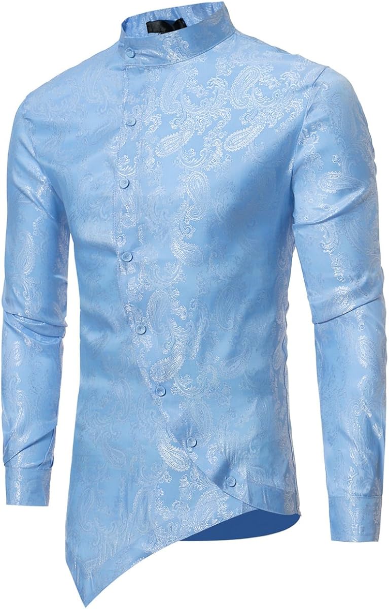 Chemise De Noël Fun Pour Homme – Manches Longues, Motif 3D – Idéale Pour Les Fêtes Et Les Soirées Déguisées