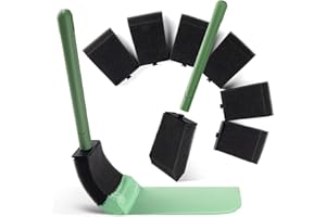 YiBaiBrush Foam Paint Brushes, 2 Inch, Sponge Paint Brush, Paint Sponges, Detachable Handles, Sponge Brushes Set, Light and Durable, Poly Foam Brushes for Painting, Staining, Varnishing and Art Crafts