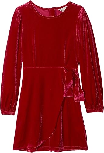 dark pink wrap dress