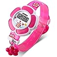 Kids Watch Girl Flower Shape Watch Novelty Cartoon Digital Watch 1144