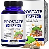 Ruduwu Prostate Health Supplements for Men - Promote Sleep, Urinary Tract Health Support, Saw Palmetto with Reishi & Nettle, Ashwagandha,90 Vegetarian Non-GMO Capsules