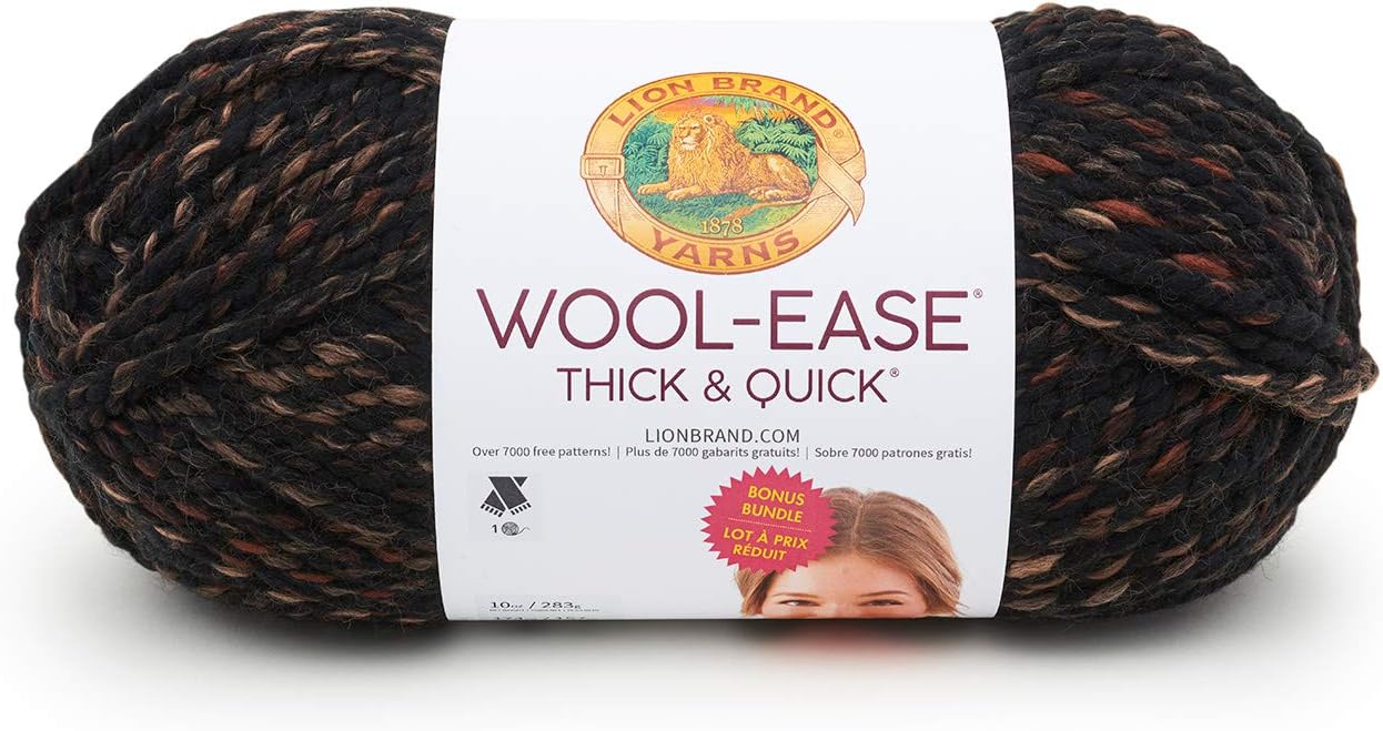 Fisherman Lion Brand Yarn 641099 WoolEase Thick & Quick Bonus Bundle Yarn
