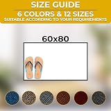 Homatz Door Mat Indoor Outdoor Heavy Duty Rubber Non Slip 60x80cm view 2