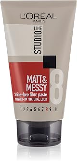 L'Oreal Paris Studio Line Shine-Free Fibre Paste Matt Messy Look 150ml Pack of 1 view 1