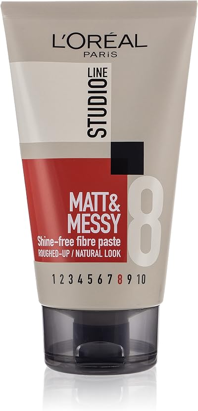 L'Oreal Paris Studio Line Shine-Free Fibre Paste Matt Messy Look 150ml Pack of 1