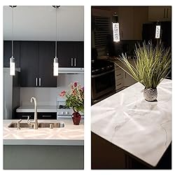 OKELI Modern Pendant Light,3Color LED Bubble