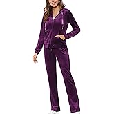MessBebe Womens Sports Outfits Set 2 Piece Tracksuits for Women Workout Sweatsuits Long Sleeve Hoodie Sweatshirt Pants