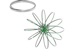 Iconikal 2-Pack Magical Stainless Steel Arm Flow Rings Magic Bracelets Arm Magic Kinetic Spring