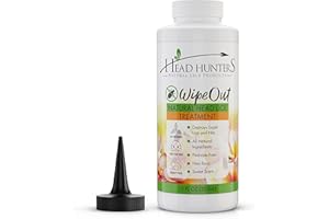 Head Hunters Natural Lice Products Wipeout Extra Strength Head Lice Treatment for Kids and Adults - Non-Toxic, Natural Shampoo Kills Eggs and Lice for Effective Removal from Hair - 12 Fl Oz