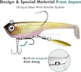 Truscend Pre-Rigged Jig Head Soft Lures Shadtale Paddle Tail Swimbaits view 3