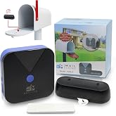 Mail Chime: Mail Alarm - Long Range (500 ft) Wireless Mailbox Alert - LED Light and Sound Alerts 20 Year Proven Brand