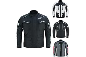 GPI MOTO Adventure/Touring Motorcycle Jacket for Men Oxford Fabric Detachable Liner for enduro Biker CE Armor & Waterproof