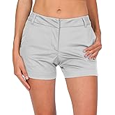 Three Sixty Six Womens Golf Shorts 4 ½ Inch Inseam - Quick Dry Active Shorts with Pockets, Athletic and Breathable