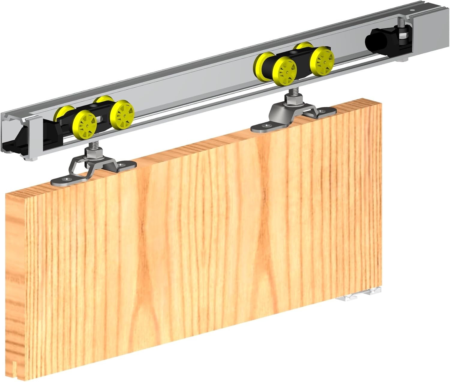 Hercules 60kg Track set kit for DIY 2000mm for single Door