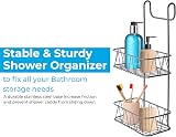 Blue Canyon No Drill 2 Tier Shower Caddy Stainless Steel Grey view 6