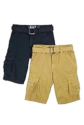 Raw X Boys Cargo Shorts 8-18 | 100% Cotton Belted