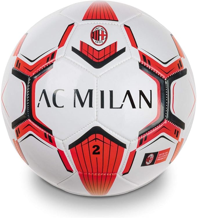 Pallone Da Calcio Cucito Mondo Toys CALCETTO - Taglia 4, Bianco/Nero, 300 G - Per Partite E Allenamenti