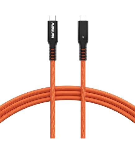 Thunderbolt 5 80Gbps USB 4.0 Type-c Extension De Données 240W Charge Rapide 16K Câble Vidéo Stockage De Données Super Rapide Pour Moniteur USB C