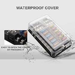 12 Way Fuse Block Waterproof Marine Fuse Holders