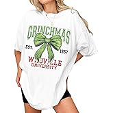 Christmas Tshirt – Funny Holiday Cartoon Christmas Shirts – Vintage Xmas College Style Gift