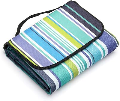 LIVEHITOP 200x200cm Waterproof Picnic Blanket | Extra Large Foldable Mat