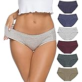 Wealurre Cotton Bikini Women's Breathable Panties Seamless Comfort Underwear