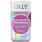OLLY Balanced Perimeno Capsules, Supports Hormonal Balance, Mood & Metabolism During Perimenopause,* Fenugreek Extract, Chromium, 30 Day Supply - 30 Count