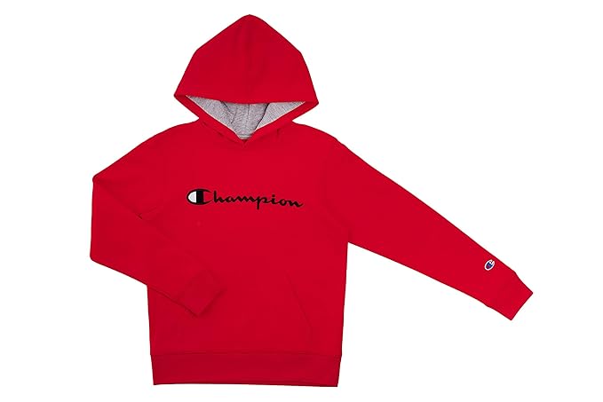 champion jacket kids red