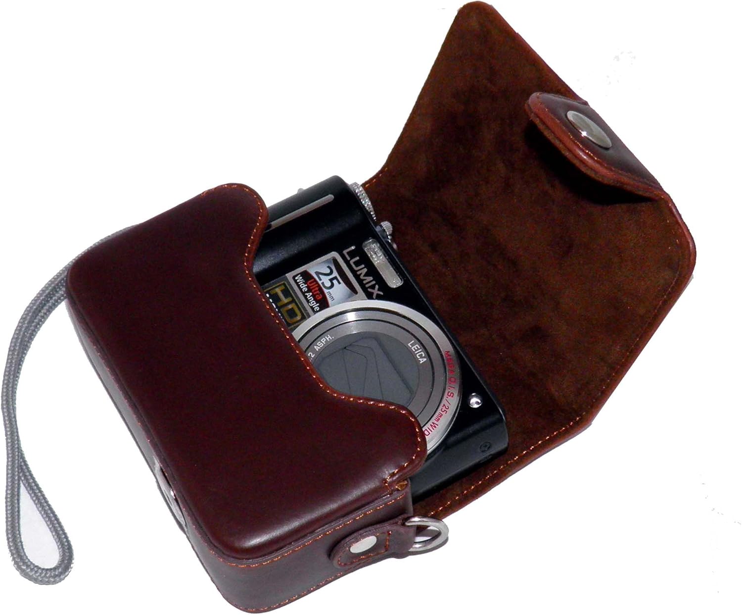 Hard PU Leather Case for Panasonic Lumix TZ57 TZ55 TZ40 Amazon.co.uk