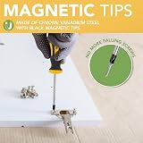 BLOSTM Premium Magnetic Screwdriver Set 42pcs with Magnetic Tips & Comfort Grip view 4
