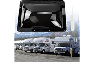HRepair SL1422 RV Skylight Replacement,18" x 26" Camper Skylight fits Standard 14" x 22" Openings 16" x 26" Overall,RV Shower Bathroom Skylight Cover - SL1422DS(Dark Smoke)
