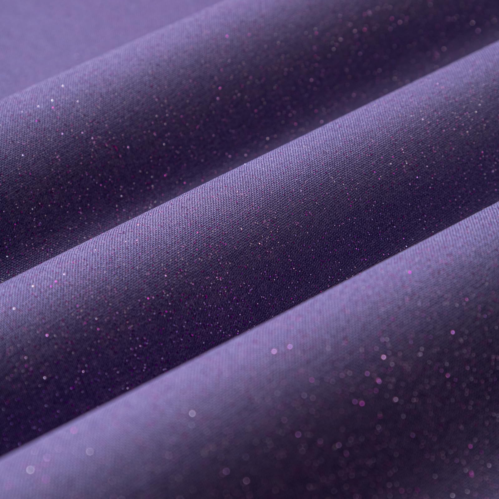 Wooqu Book Cloth, Fabric Surface and Paper Backed, Durable, Strong, 17x29”, for Book Binding, Glitter Purple — image 1