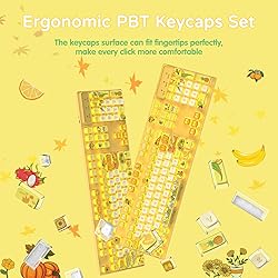 120 Key PBT Pudding Keycap Set ASA Profile with