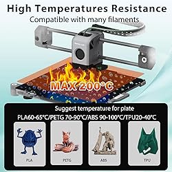 JUUPINE Upgraded H1H Build Plate, 3D Printer Bambu