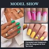 gelike ec Gel Nail Tips Kit 552pcs 11 Sizes Soft Gel Soak Off Clear view 7