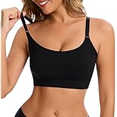 JOYSHPER Womens Wireless Bralettes Cami Bras Invisible No Underwire No Padding Bra Adjustable Soft Everyday Bras
