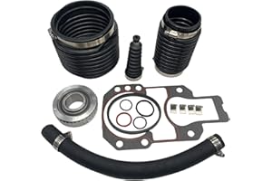 JINGYU SupremeMarine 803099T1 Transom Service Bellows Kit Replaces MerCruiser Alpha One Gen 2 1991 & Up Stern Drives with Exhaust Bellows 30-803099T1 18-8206-1