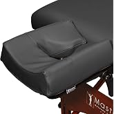 Master Massage Massage Patented Memory Foam Ergonomicdream Face Cushion Pillow Headrest, Black