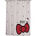Franco Hello Kitty 13 Piece Shower Curtain and Ring Set, (100% Officially Licensed Product)