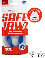 SAFEJAWZ Slim Fit Mouth Guard for Juniors Blue Case view 6