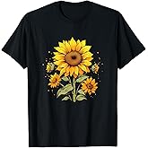 Vintage Sunflower Graphic T-Shirt