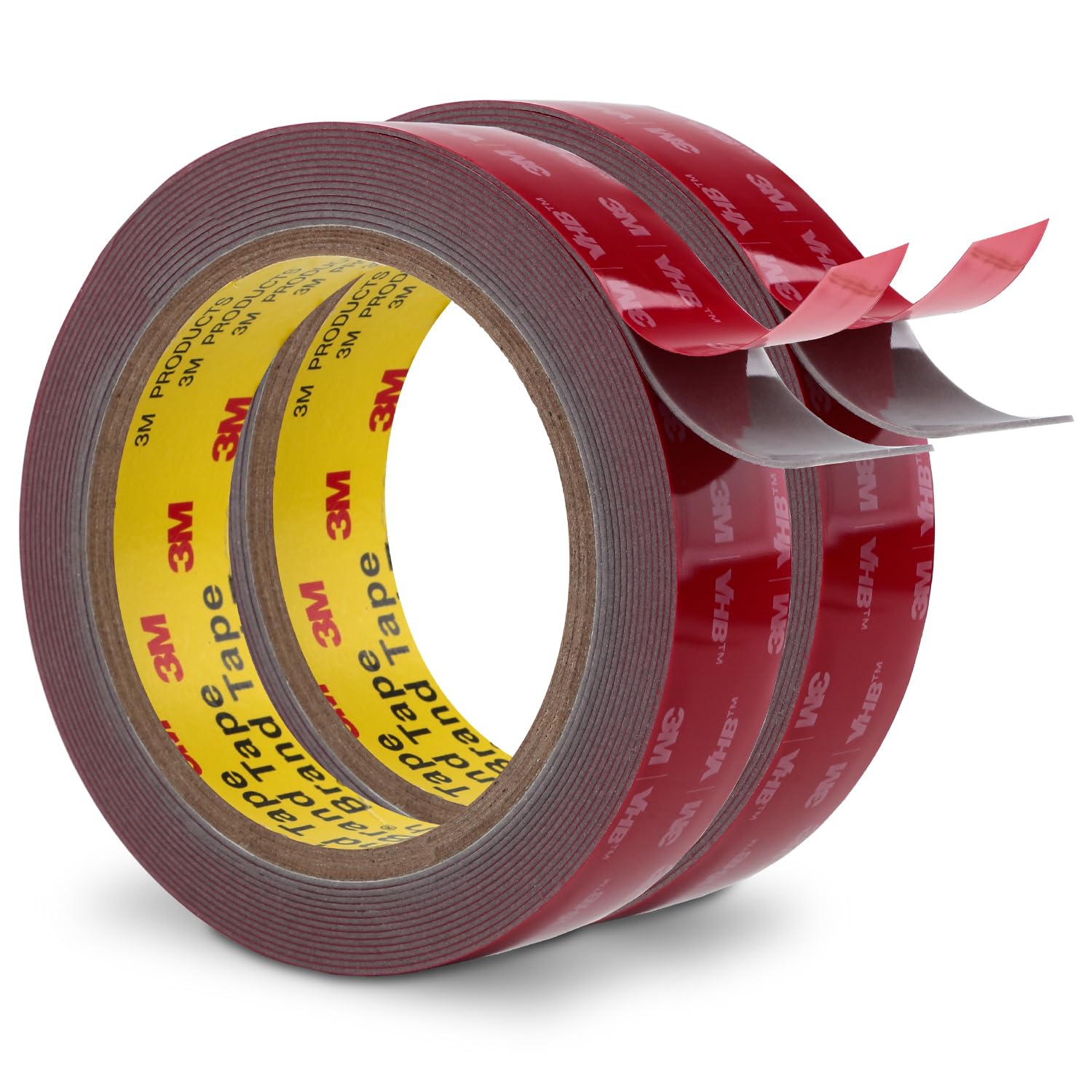 Heavy Duty Double Sided Tape 1" x 15.4Ft 2 Pack Made of 3M Mounting Tape 5608 VHB Foam Tape Waterproof for Indoor Outdoor Home Office Car Decor Image Heavy Duty Double Sided Tape 1" x 15.4Ft 2 Pack Made of 3M Mounting Tape 5608 VHB Foam Tape Waterproof for Indoor Outdoor Home Office Car Decor Image
