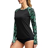 Viodia Rash Guard for Women UPF 50+ SPF UV Long Sleeve Shirts Sun Protection Quick Dry Hiking Swim Shirt with Pockets