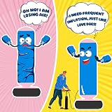 QPAU Inflatable Punching Bag 48 Inch Kids Boxing Set with Gloves Dinosaur view 7