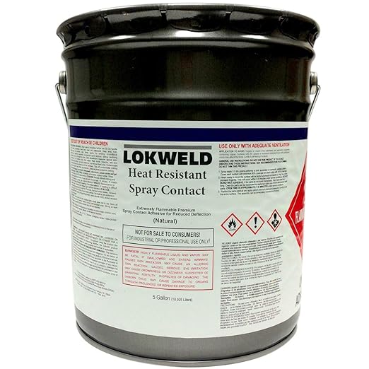 Lokweld Heat Resistant Contact Adhesive 5 Gallons Home