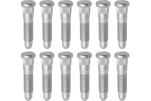 CADUFUELLY 12 Pcs M14x1.5 Front or Rear Wheel Lug Stud Replacement for Chevrolet Silverado Tahoe Express GMC Sierra Yukon Cadillac Hummer 10-428, 11588810, 15037207, 15112380, 15718996