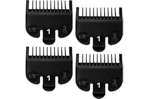 4 PCS 3114-001 Clipper Guards for Wahl, Professional Trimmer Guards for Wahl #1-1/8"(3.0mm), Hair Clipper Guards to Cutting H